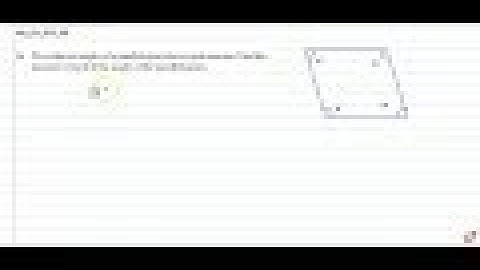 Two adjacent angles of a parallelogram have equal measure. Find the measure of each of the angles...