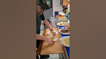 Pre make breakfast burritos to freeze for later for a hunting trip