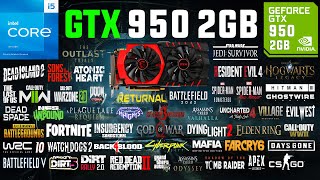 GTX 950 Test in 50 Games in 2023