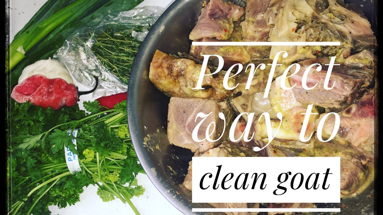 How to clean Goat meat YouTube