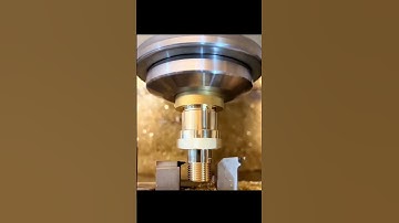Machining a brass screw
