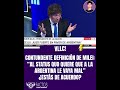 MILEI DICE QUE LOS POPULISTAS QUIEREN QUE AL PAÍS LE VAYA MAL