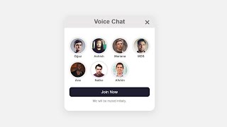 How to Create a Voice Chat UI Using HTML \& CSS – Step-by-Step