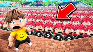 Escaping 1 MILLION EVIL BULLY CLONES in Who's Your Daddy!