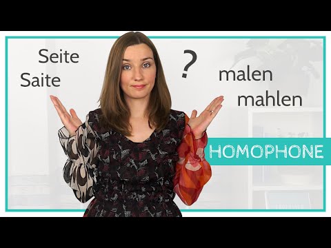 Video: Was ist ein homophones Beispiel?