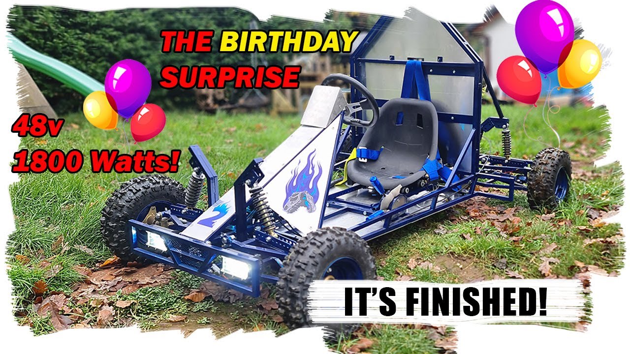 Electric go kart build part 4 The surprise YouTube