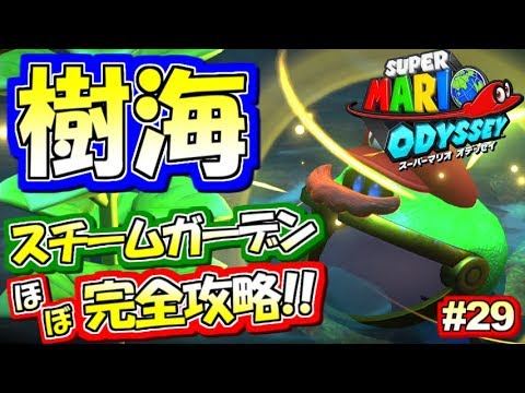 Switch 森の国 樹海に潜む巨大恐竜 スーパーマリオオデッセイ実況プレイ Part29 Youtube