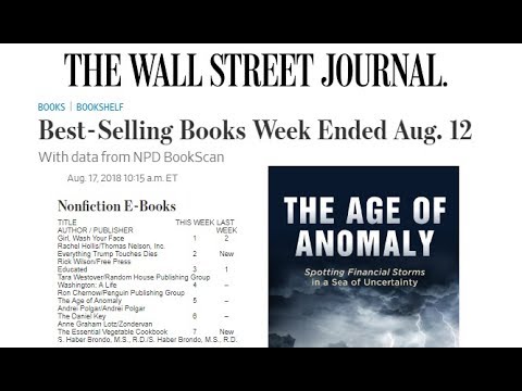The Age Of Anomaly Is Also A Wall Street Journal Bestseller