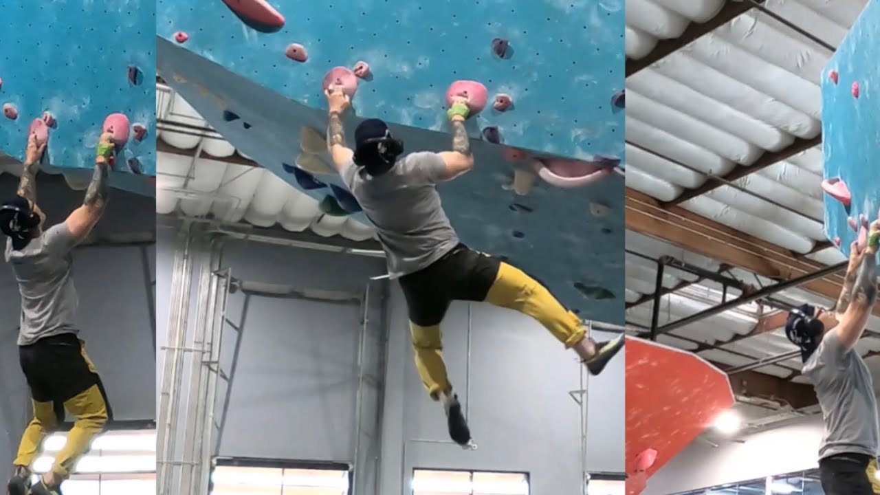 First time traverse campus pockets | Cliffs of Id | V4