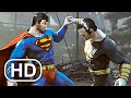 JUSTICE LEAGUE Superman Kills Black Adam Fight Scene Cinematic 4K ULTRA HD - DC Universe Online
