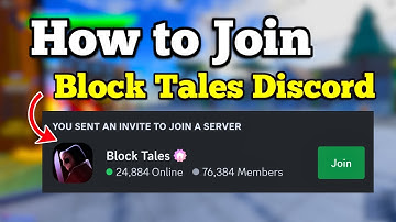 How To Join Block Tales Roblox Discord Server - Full Guide