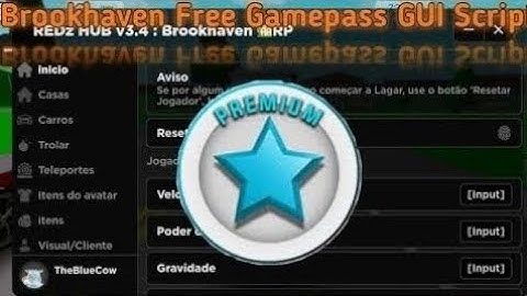 Brookhaven Free Gamepass GUI Script🏡 | Hydrogen - Fluxus - Delta - Arceus x - Codex Executor