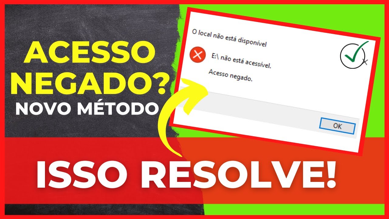 Não consigo executar nada que precise da permissão do