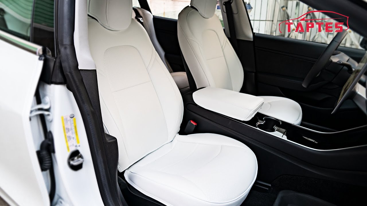 Taptes 1 Tesla Model 3 Seat Covers, Tesla Car Seat Protector