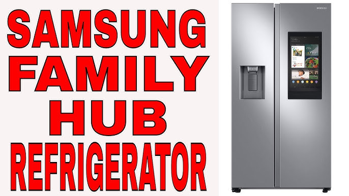 Samsung Family Hub 26.5-cu ft Smart French Door Refrigerator with