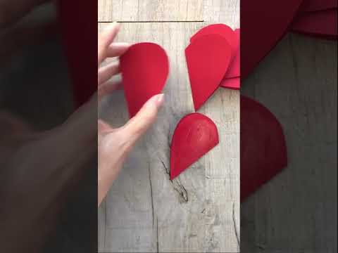 Super Easy DIY 3d Heart Valentines Day Card