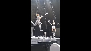Performers Rehearsing Juggling Rolla Bolla Plus Aerial Teeth Hang