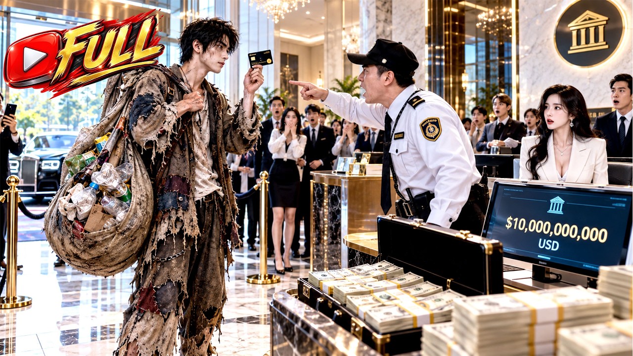 Pulubi, hinamak ng guwardiya sa bangko—may $10B pala sa VIP card niya, gulat ang lahat!#kdrama