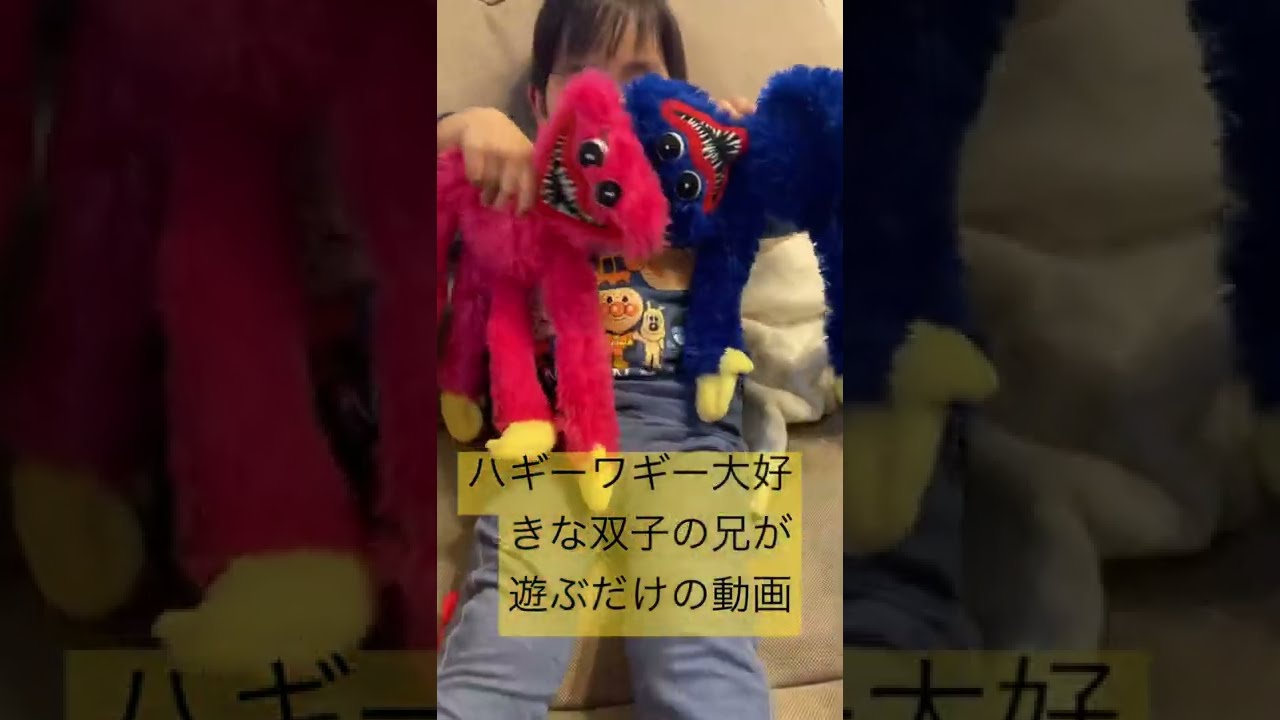 ハギーワギーが大好きな双子の兄 #ハギーワギー #ぬいぐるみ
