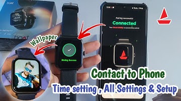Boat storm infinity smartwatch connect to phone time settings|how to set time boat smartwatch