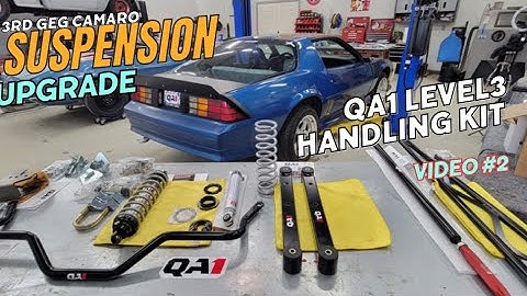 QA1 rear suspension INSTALL. Part#2 for the 3rd Gen Camaro track-project.