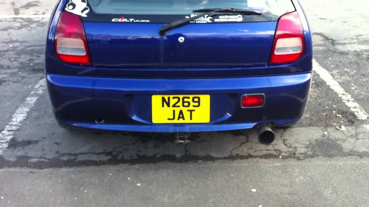 Mitsubishi Colt CJ Exhaust YouTube