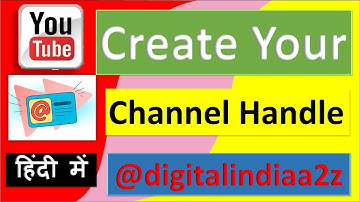 youtube channel handle kaise banaye | How to create handle and Custom URL on YouTube channel
