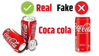 Cola cola fake and real | how to identify coca cola