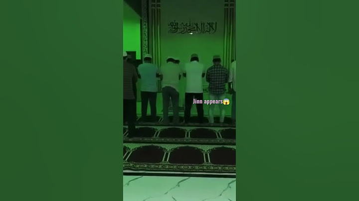 Jinn Appears in a #mosque #masjid of #dubai 😱😮