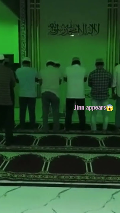 Jinn Appears in a #mosque #masjid of #dubai 😱😮