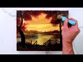 Gateway to paradise  landscape painting  easy for beginners