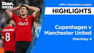 Thumbnail for FC Copenhagen v Manchester United Highlights | 2023-24 | UEFA Champions League