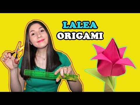 Video: Lalele Origami: Frumoase și Grațioase