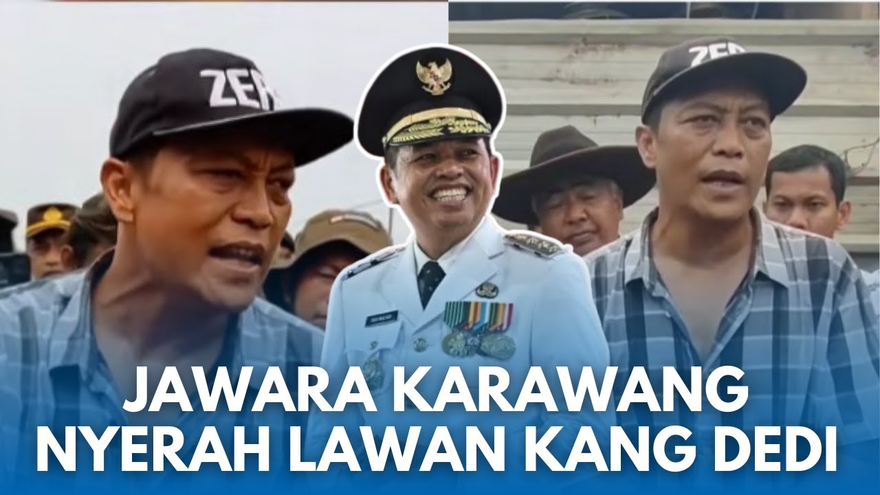 BANG JAGO MINTA AMPUN KE KDM!  Warga Garang Ancam KDM Saat Penertiban Bangli, Akhirnya Tunduk