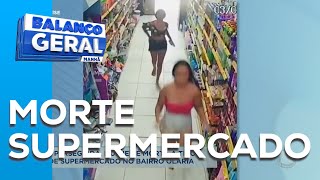 Após ser perseguida mulher é morta a tiros dentro de supermercado no Bairro Olaria - BGM screenshot 3