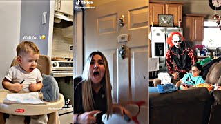 Hilarious Scare cam Funny Pranks Reaction TikTok compilation