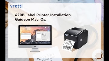 2023 vretti 420B WiFi driver installation and print on Mac laptop.