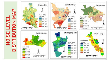 Noise Level Distribution Map of a City Using ArcGIS