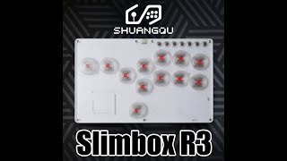 SQ Arcade-Slimbox R3 Arcade Fight Stick Mini Hitbox Controller Game Style For PC/PS4/NS