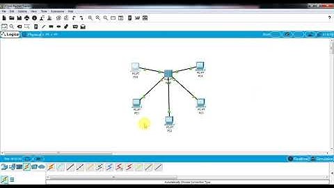Cisco Packet Tracer - 2 - Star Topology with a Hub