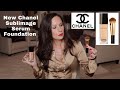 NEW CHANEL SUBLIMAGE SERUM FOUNDATION / HOLIDAY 2020 / BEST & WORST BY CHANEL / APPLICATION & REVIEW