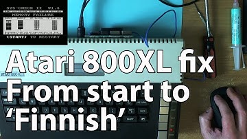 Atari 800XL fix from start to 