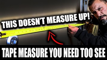 AMAZING TAPE MEASURE with SPECIAL FEATURES makes YOURS OBSOLETE!