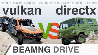 Directx11 vs Vulkan в BeamNg Drive | Какой API увеличивает производительность? | Тест и сравнение