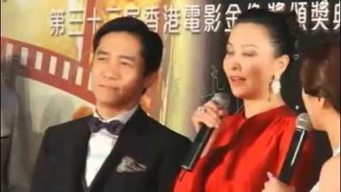 TONY LEUNG & CARINA LAU at 32nd Hong Kong Film Awards Presentation - LƯƠNG TRIỀU VỸ - DayDayNews