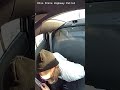 Suspect's glasses are falling off