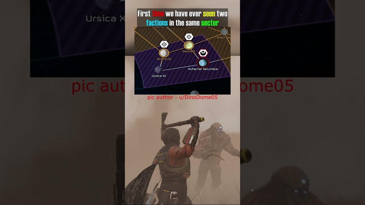 First time we have ever seen two factions in the same sector