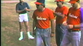 Fired up manager gives post game speech