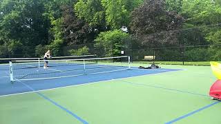 Emer Daly - Backhand Middle Drop drill, July 17, 2020