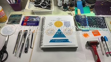 Art Journaling #13 - Affirmation Art Journaling - I am letting go of all that no longer...